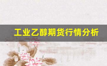 工业乙醇期货行情分析图(工业乙醇价格最新走势图)_https://www.erdeww.com_期货_第1张