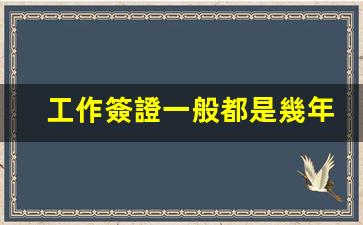 工作簽證一般都是幾年的(工作簽證需要多少錢)