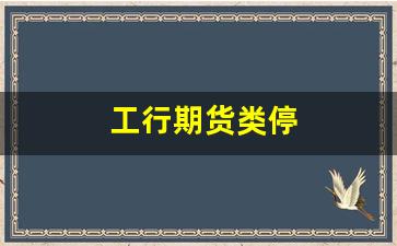 工行期货类停(工行绑定期货账户)_https://www.haiwangdasha.com_上期所_第1张