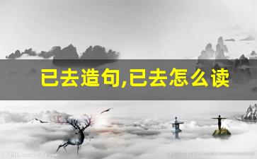 已去造句,已去怎么读,已去的意思,已去的组词-第1张图片-我的生活随想