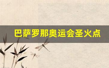 巴萨罗那奥运会圣火点燃-巴塞罗那奥运会圣火点燃