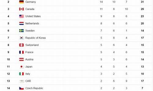 平昌冬奥会奖牌榜排名第三_平昌冬奥会奖牌榜排名第几