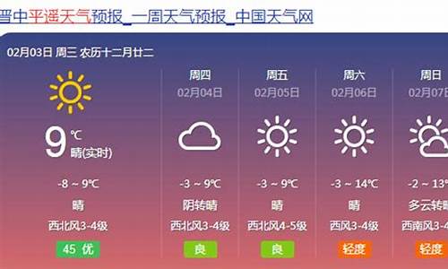 平遥明天的天气预报_平遥明天天气预报一周