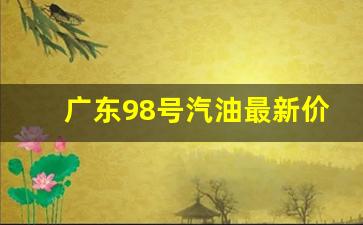 广东98号汽油最新价格_广东98号汽油多少钱一升