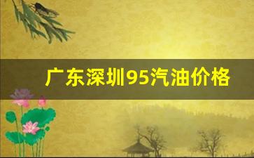 深圳市95汽油今日价格-广东深圳95汽油价格