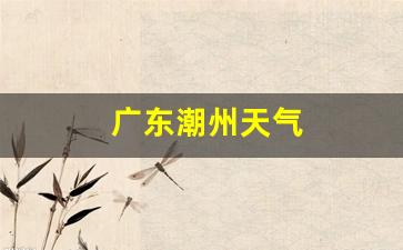 广东潮州天气_广东潮州天气预报15天准确一览表