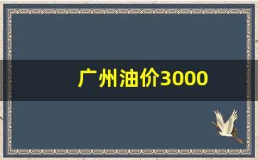 广州油价3000_广州油价98
