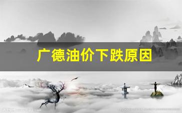 德庆油价-广德油价下跌原因