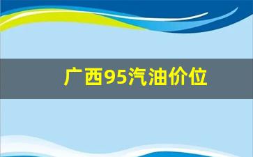 广西95汽油价位-广西95汽油今天价格