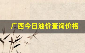 广西省今日油价_广西今日油价查询价格表一览表最新