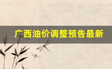广西油价调整预告最新-广西油价调整预告最新公告
