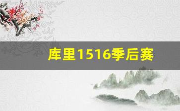 库里1516季后赛-库里1415赛季