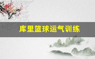 库里篮球基本功教学-库里篮球运气训练