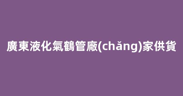 廣東液化氣鶴管廠(chǎng)家供貨(廣東液化氣最新價(jià)格查詢(xún)今日液化氣價(jià))(1)