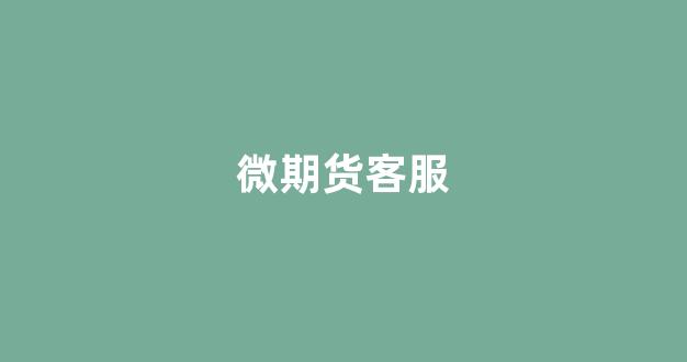微期货客服(微斯人 期货)_https://www.luoxuangg888.com_上交所_第1张