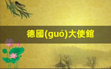 德國(guó)大使館電話(上海德國(guó)大使館電話)