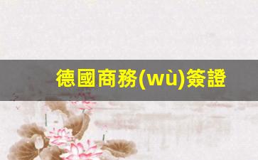 德國商務(wù)簽證(德國商務(wù)簽證一般多長時間)