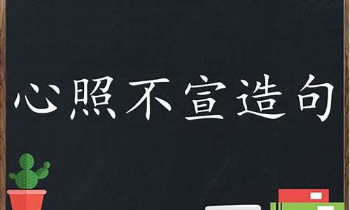 心照不宣造句子三年级简单_心照不宣造句子三年级简单一点