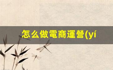 怎么做電商運營(yíng)插圖