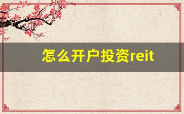 怎么开户投资reits(中国怎样开户购买reits)_https://www.hangfeite.com_创业板_第1张