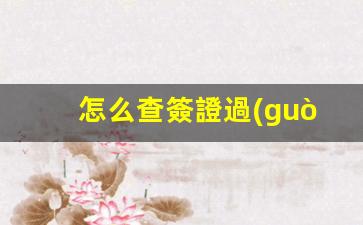 如何輕松核實(shí)簽證是否過(guò)期及過(guò)往簽證信息？
