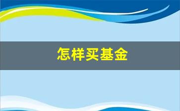 怎样买基金(怎样买基金才能稳赚钱)_https://www.dcjwmf.com_广期所_第1张