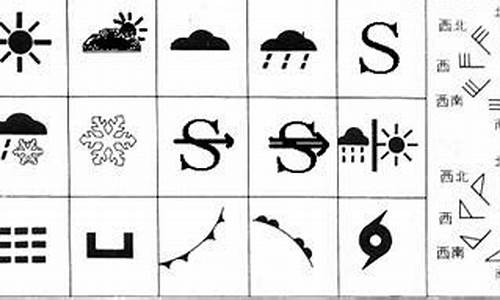 怎样辨别天气预报符号_天气预报标号怎么看