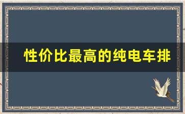 性价比最高的纯电车排行榜(性价比最高的suv排行榜)_https://www.heiljjianzu.com_创业板_第1张