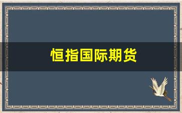恒指国际期货(恒指期货交易app下载)_https://www.wguangz.com_郑商所_第1张