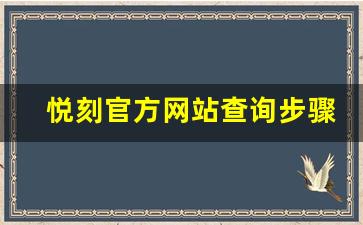 悦刻官方网站查询步骤