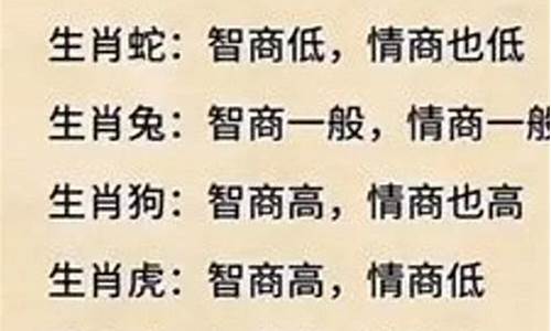 情商高是指什么_情商高形容什么生肖