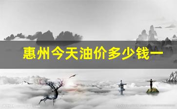 惠州今天油价多少钱一升油-惠州今天油价多少钱一升