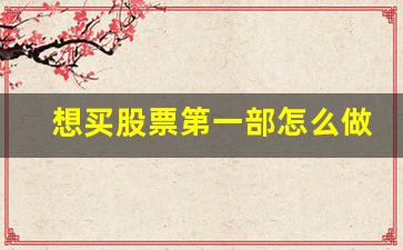 想买股票第一部怎么做(新手买股票)_https://www.brunchezvous.com_自驾游_第1张