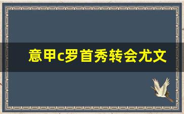 意甲c罗表现-意甲c罗首秀转会尤文