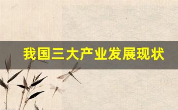 我国三大产业发展现状(我国三大产业发展现状数据)_https://www.hangfeite.com_科创板_第1张