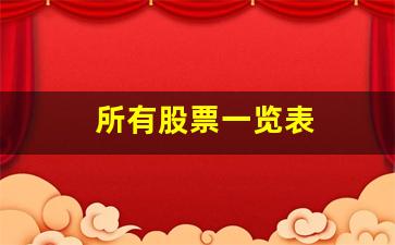 所有股票一览表(所有股票一览表及价格)_https://www.hhem8.com_深交所_第1张