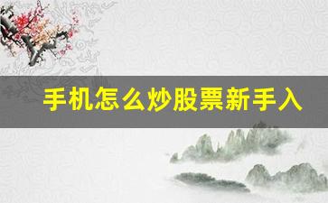 手机怎么炒股票新手入门(通达信炒股软件手机版下载官网)_https://www.jnskb.com_设计报价_第1张