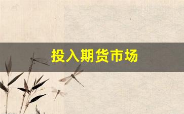 投入期货市场(入期货市场的门槛)_https://www.xzdzcjn.com_深交所_第1张