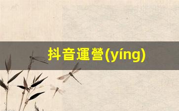 抖音運營(yíng)投流怎么做插圖