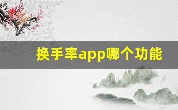 换手率app哪个功能最好用(换手率app最新版下载)_https://www.taocizhiliang.com_装修公司_第1张