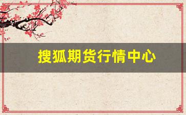 搜狐期货行情中心(搜狐股票行情手机版下载)_https://www.tuogunzhijia.com_道指期货_第1张