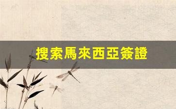 搜索馬來西亞簽證(馬來西亞電子簽證官網(wǎng)入口)