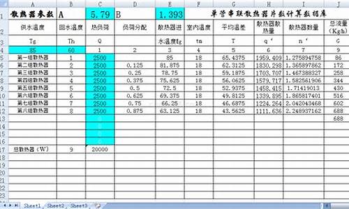 散热器片数怎么算-散热器组装片数