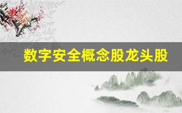 数字安全概念股龙头股(数字安全股票)_https://www.jumanxin.com_创业板_第1张
