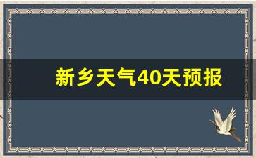 新乡天气40天预报_新乡天气60天预报