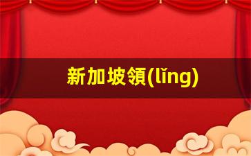 新加坡領(lǐng)簽證(新加坡領(lǐng)簽證需要多久)