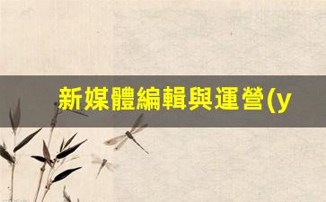新媒體編輯與運營(yíng)插圖