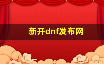 新开dnf发布网(dnf发布网) (2)