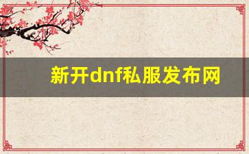 100dnf发布站：新开dnf私服发布网(新开地下城与勇士sf发布网) (5)