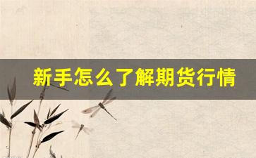 新手怎么了解期货行情走势(期货怎么分析行情)_https://www.fzdzcxj.com_深交所_第1张